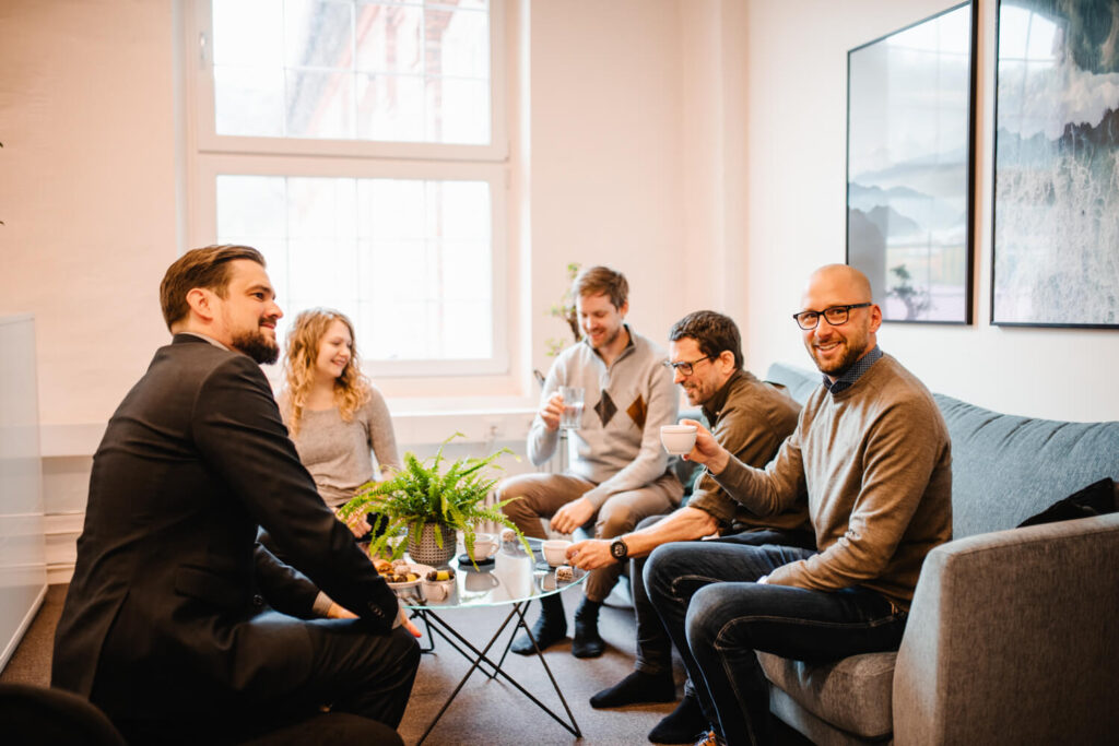 Johan Kronberg, Louise, Joel, Mattias och Mats Sagsjö