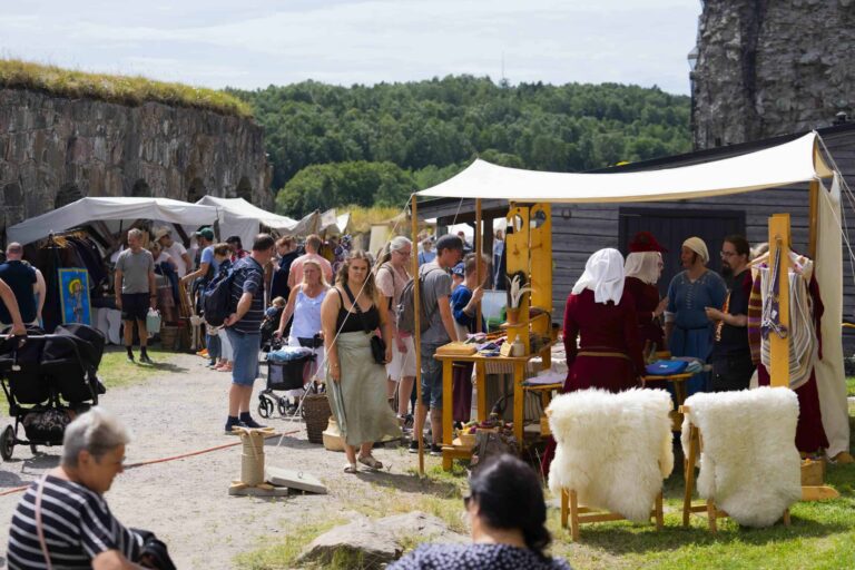 Marknad på Bohus Fästning